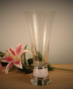 Large Vase with Swarovski Crystals