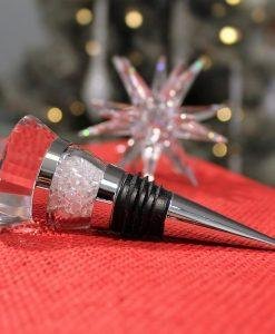 Swarovski Crystal Filled Wine Bottle Stopper