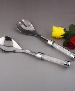 Swarovski Crystal filled handle Serving Spoon Untensil Set