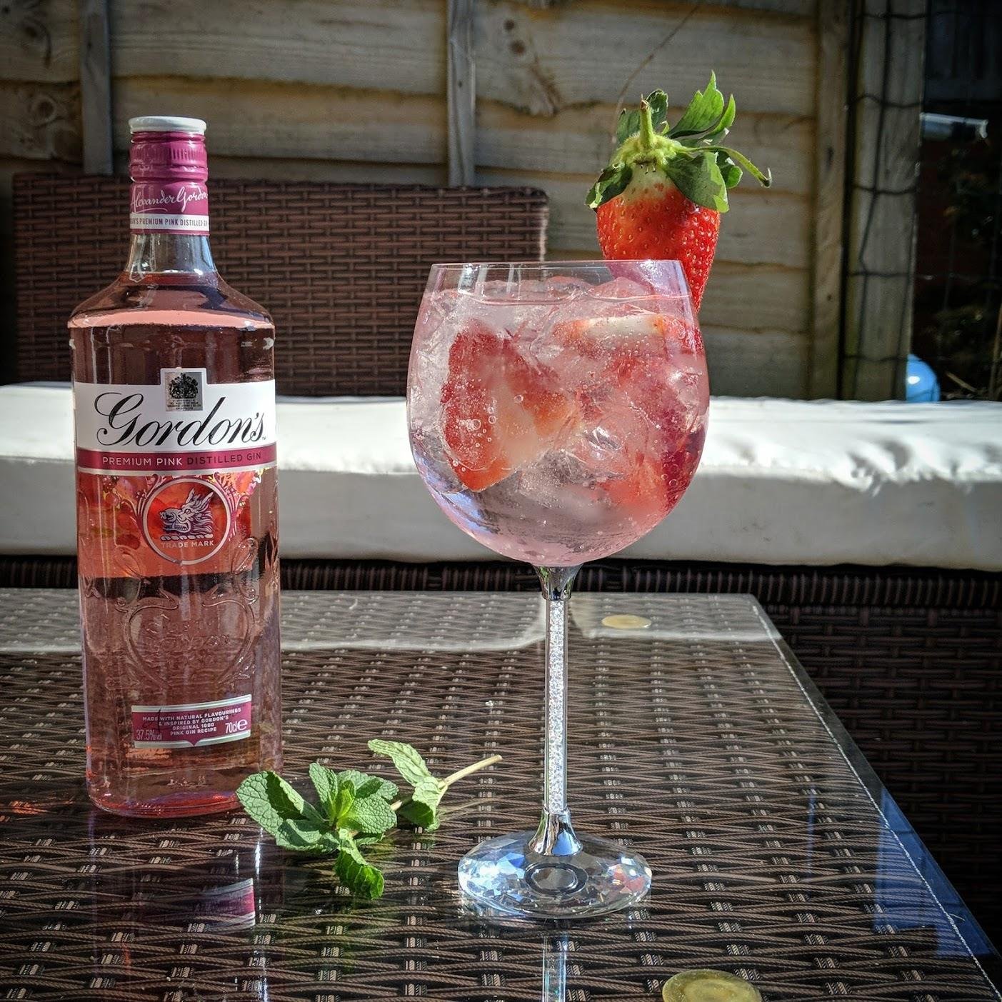 Swarovski Crystal Filled Gin Glasses
