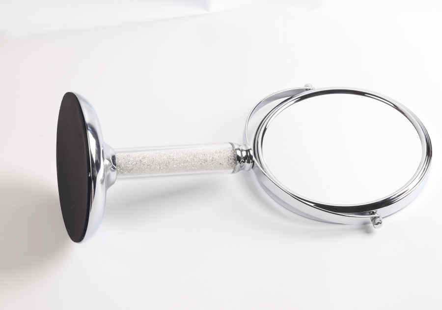 Freestanding Cosmetic Dressing Table Mirror Filled with Swarovski Crystal