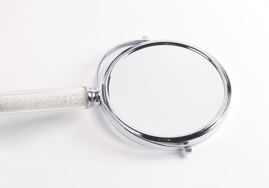 Freestanding Cosmetic Dressing Table Mirror Filled with Swarovski Crystal