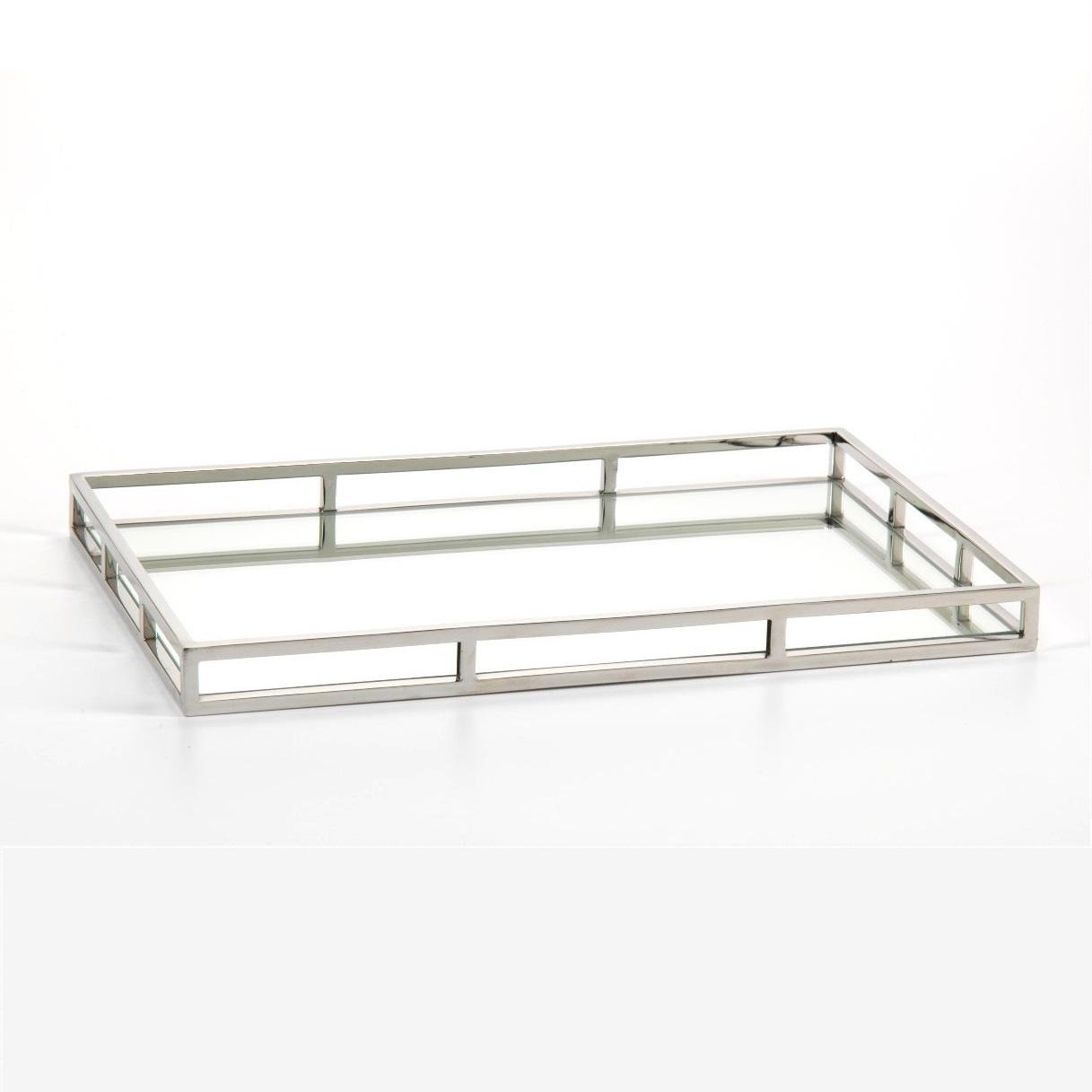 Rectangular Stainless Steel Serving Tray
