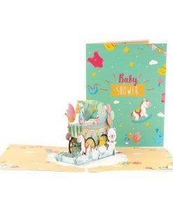 Pop Up 3D Unisex Baby Shower Card