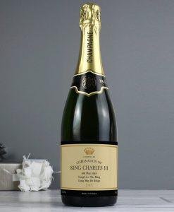 King Charles III Coronation Memorabilia Champagne