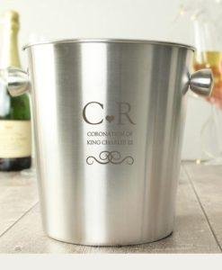 King Charles III Coronation Commemorative Wine/Ice Bucket Memorabilia