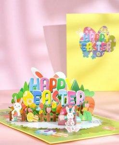 Pop Up 3D Happy Easter Card