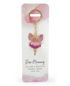 Keyring - Mummy You are a Sparkly Angel