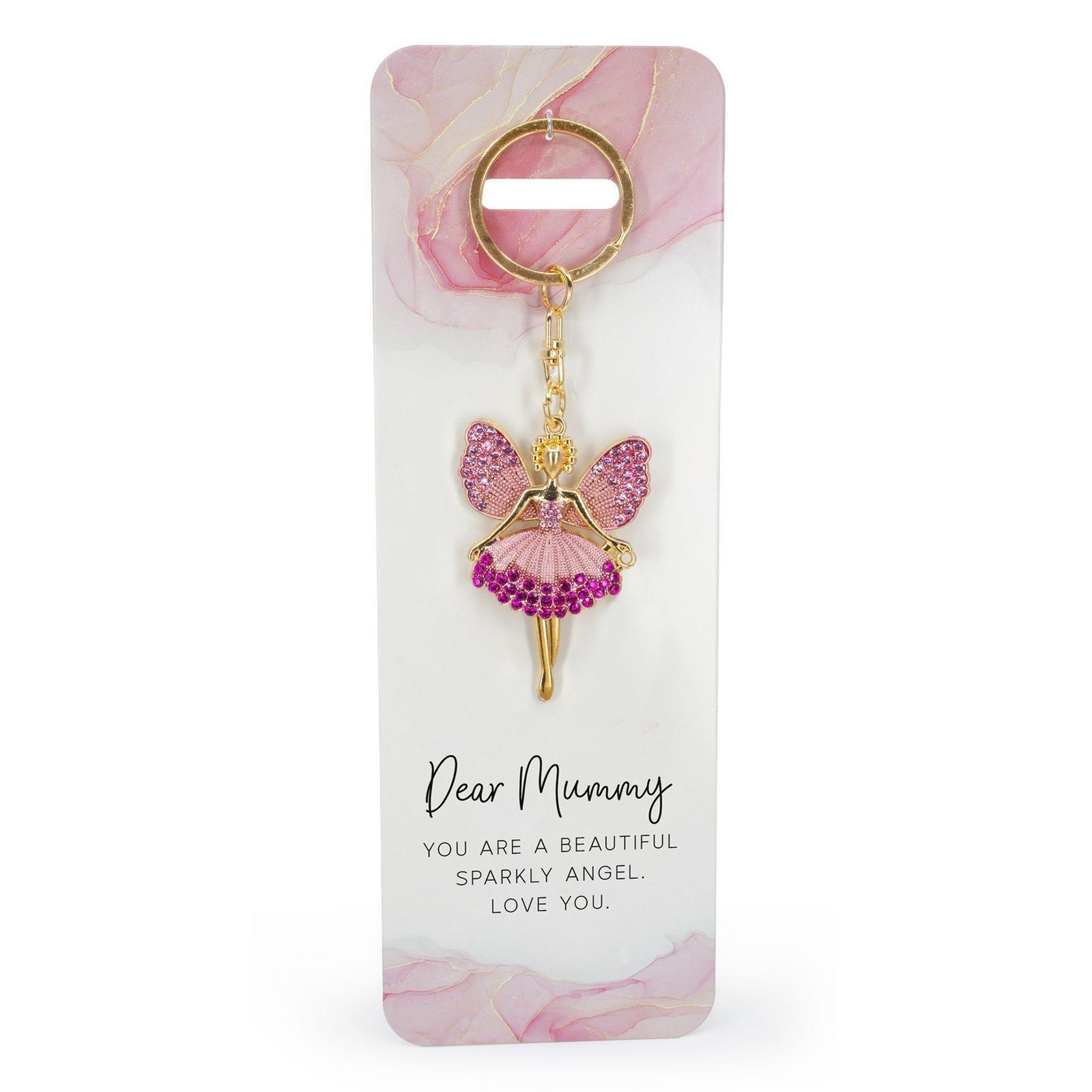 Keyring - Mummy You are a Sparkly Angel Keyring - Mummy You are a Sparkly Angel