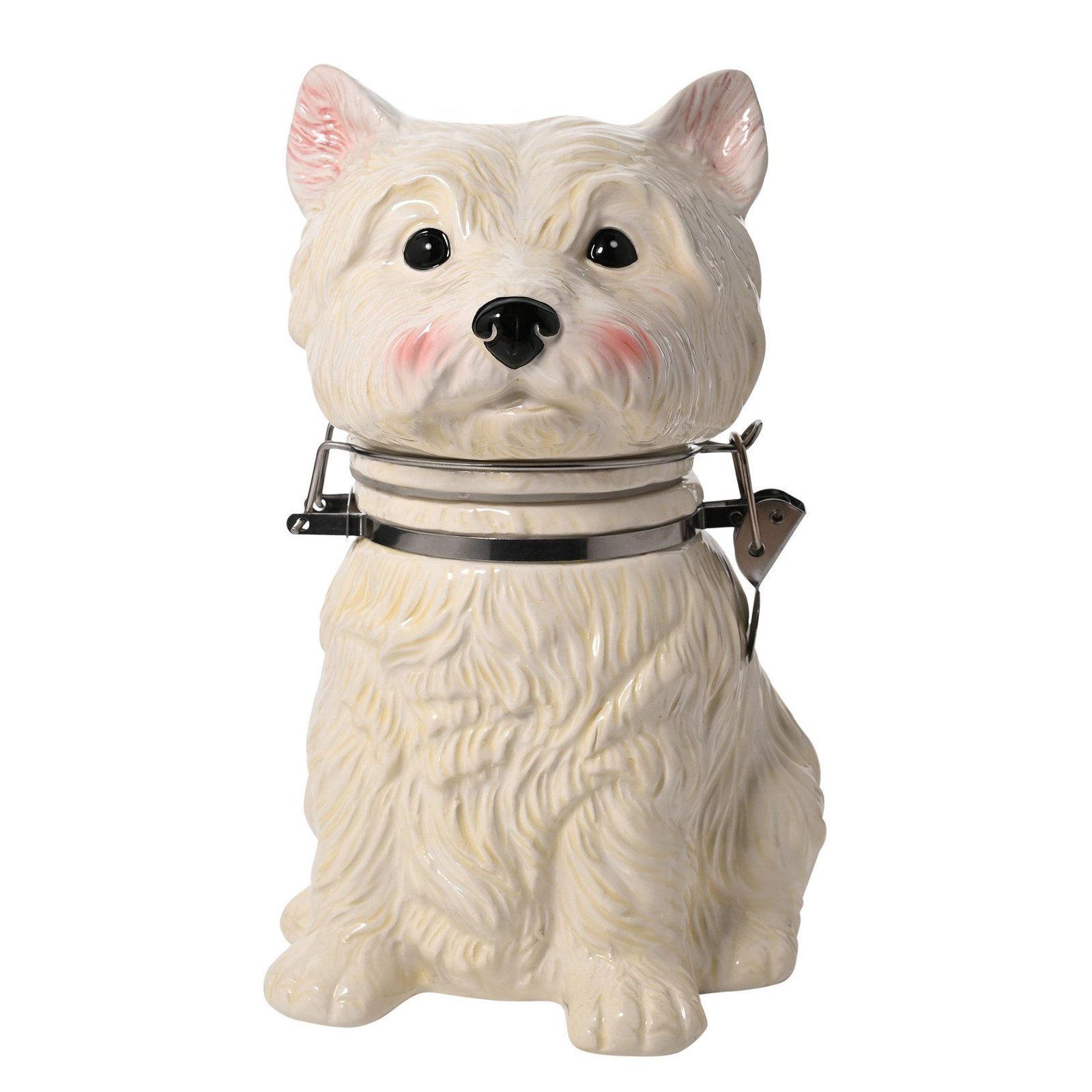West Highland Terrier Dog Ceramic Biscuit Barrel Cookie Jar