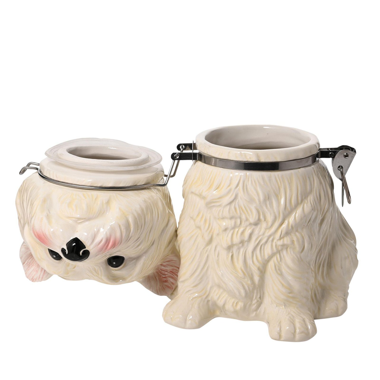 West Highland Terrier Dog Ceramic Biscuit Barrel Cookie Jar