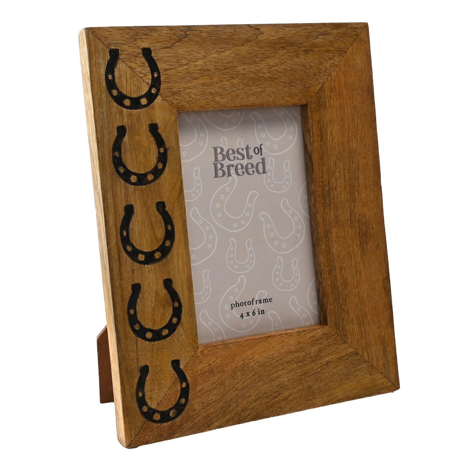 Horseshoe Equestrian Wooden Photo Memory Frame 4x6' Horseshoe Equestrian Wooden Photo Memory Frame 4x6'