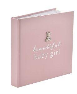 Pink Photo Album 'Beautiful Baby Girl'