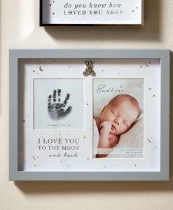 Baby Hand Or Foot Print Photo Frame With Ink Pad