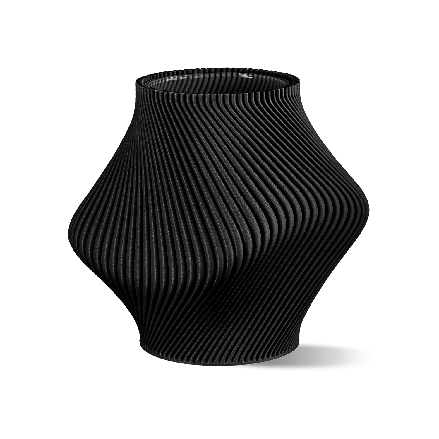 Bloz—14 Contemporary Vase Charcoal black