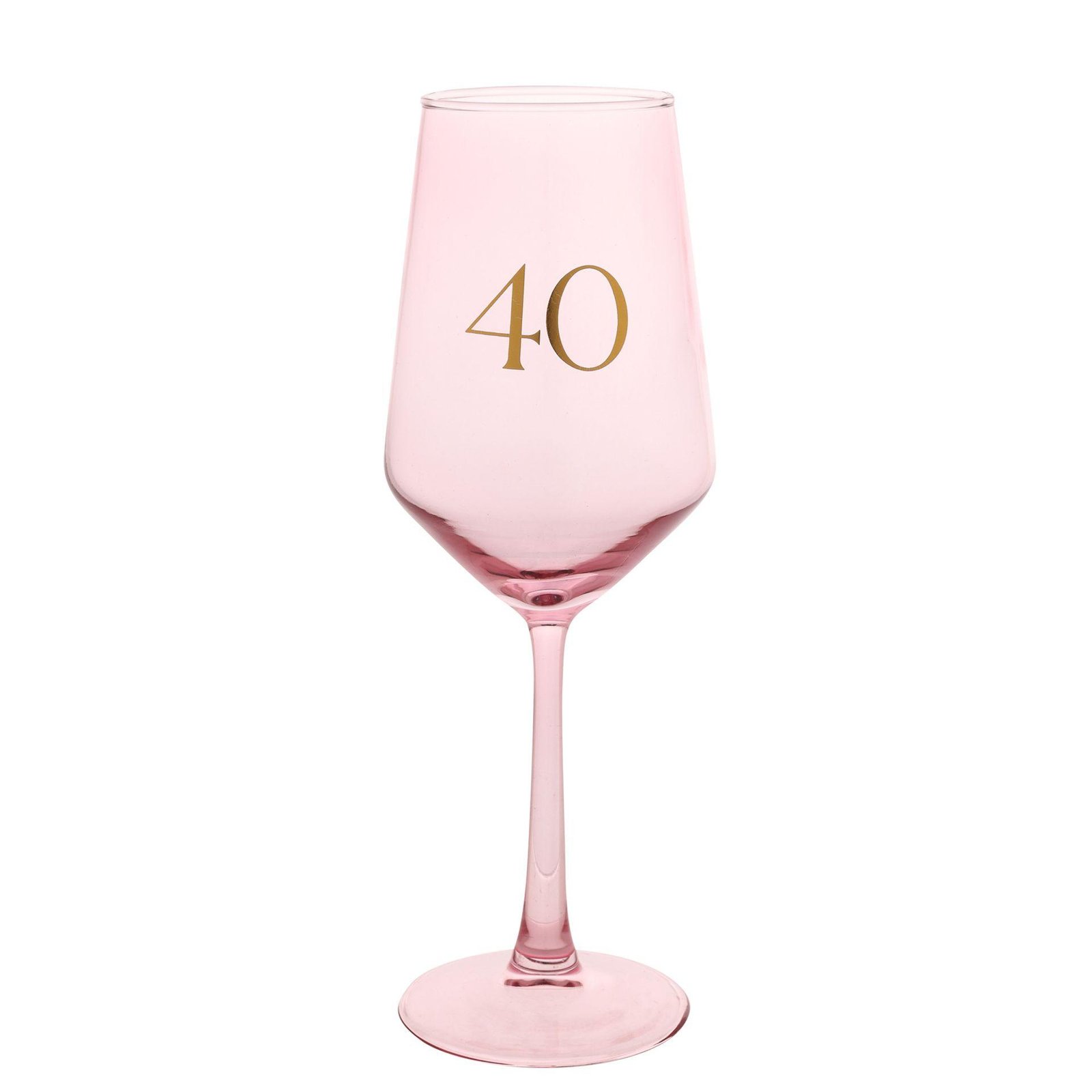 40th Birthday Wine Glass – Elegant Keepsake Glass for 40th Celebration