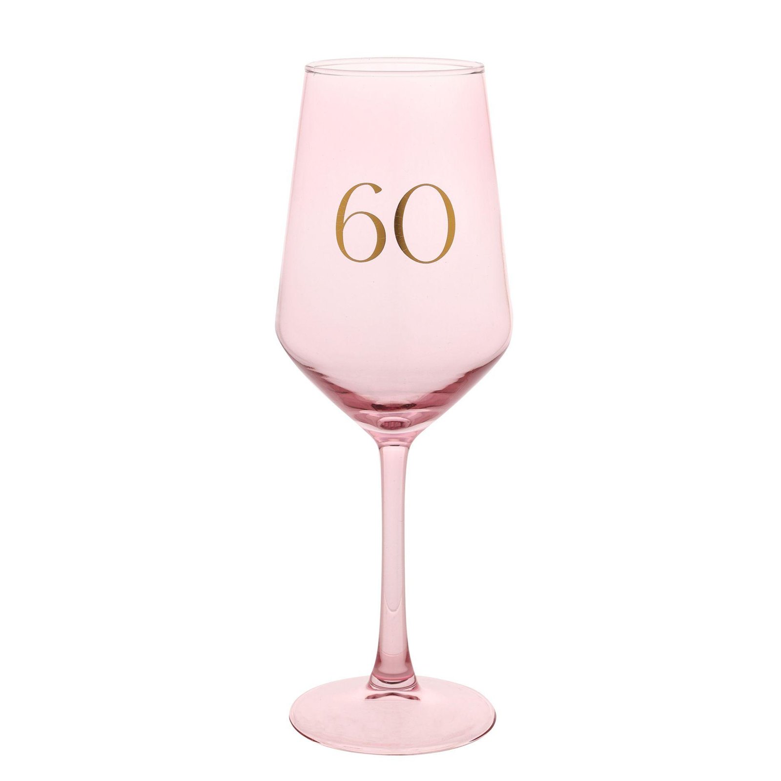 60th Birthday Wine Glass – Elegant Keepsake Glass for 60th Celebration